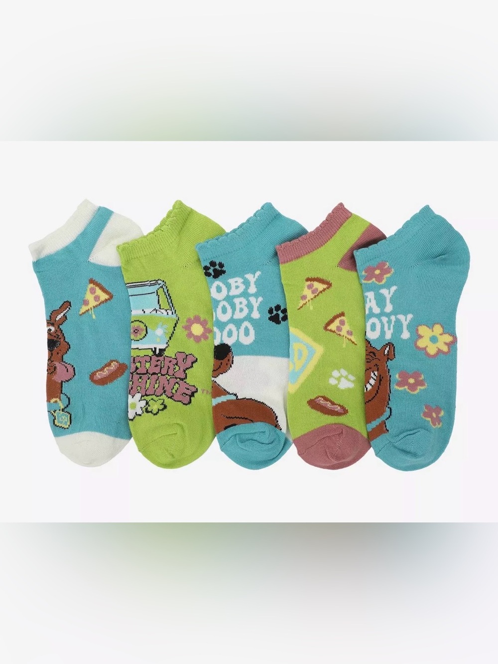 NWT Her Universe Warner Brothers Scooby Doo mix and match ankle socks 5 pair